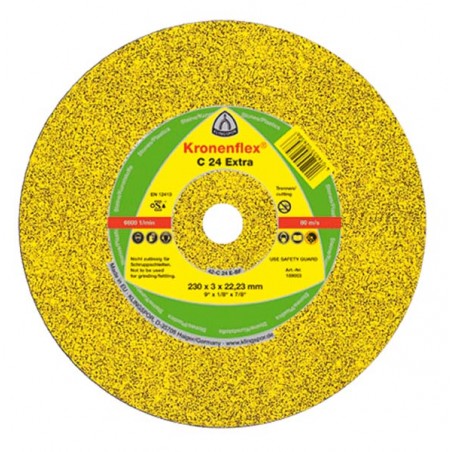 Tarcza wypukła do cięcia T42 C24 EXTRA 230x3x22,23 mm KLINGSPOR  (231889)