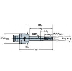 Adapter ze złącza Coromant Capto® na oprawkę 930-C5-P-12-188, CoroChuck™  930 Sandvik (930-C5-P-12-188)