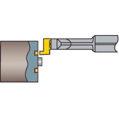 Węglikowa głowica do rowków czołowych MB-09FB250-02-14R1025, CoroCut® MB Sandvik (MB-09FB250-02-14R1025)