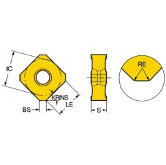 Płytka frezarska 345R-1305M-PM4220, CoroMill® 345 Sandvik (345R-1305M-PM4220)