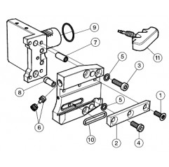 Adapter ze złącza VDI na imak do listew APBL-VDI40-25-HP Sandvik (APBL-VDI40-25-HP)