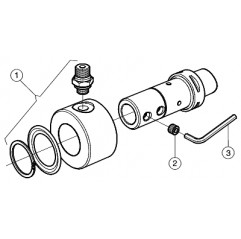 Adapter ze złącza Coromant Capto® na złącze ISO 9766 C8-391.27CCH-40155 Sandvik (C8-391.27CCH-40155)