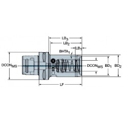 Adapter ze złącza Coromant Capto® na oprawkę 930-C5-S-20-085, CoroChuck™  930 Sandvik (930-C5-S-20-085)