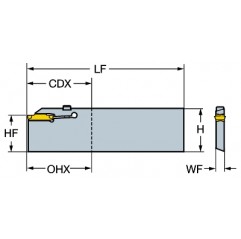 Głowica do przecinania LF123R120-93B1, CoroCut® 1-2 Sandvik (LF123R120-93B1)