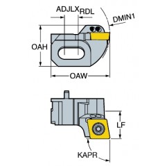 Zestaw suwaków do BR20-BB-CC06F-11, CoroBore® BR20  Sandvik (BR20-BB-CC06F-11)