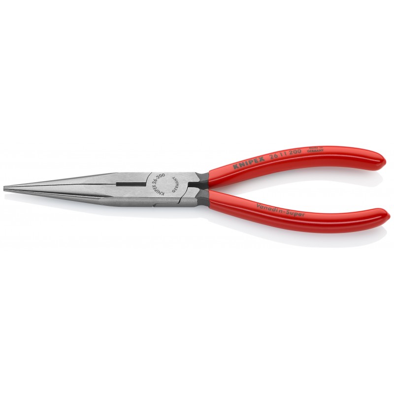 Szczypce tnące półokrągłe fosforanowane, czarne 200 mm KNIPEX (26 11 200) Szczypce tnące półokrągłe fosforanowane, czarne 200 mm KNIPEX (26 11 200)
