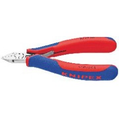 Szczypce tnące boczne dla elektroników z wielokomponentowymi nasadkami 115 mm KNIPEX (77 72 115)