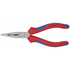 Szczypce wydłużone dla elektryków fosforanowane, czarne 160 mm KNIPEX (13 02 160)