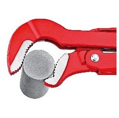 Klucz do rur typ S malowane proszkowo, czerwone 420 mm KNIPEX (83 30 015)