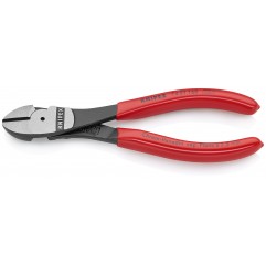 Szczypce tnące boczne o zwiększonym przełożeniu fosforanowane, czarne 160 mm KNIPEX (74 01 160)