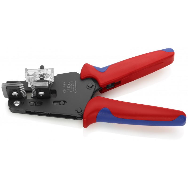 Precyzyjne szczypce do ściągania izolacji czernione 195 mm KNIPEX (12 12 06) Precyzyjne szczypce do ściągania izolacji czernione 195 mm KNIPEX (12 12 06)