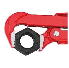 Klucz do rur 90° malowane proszkowo, czerwone 750 mm KNIPEX (83 10 040)