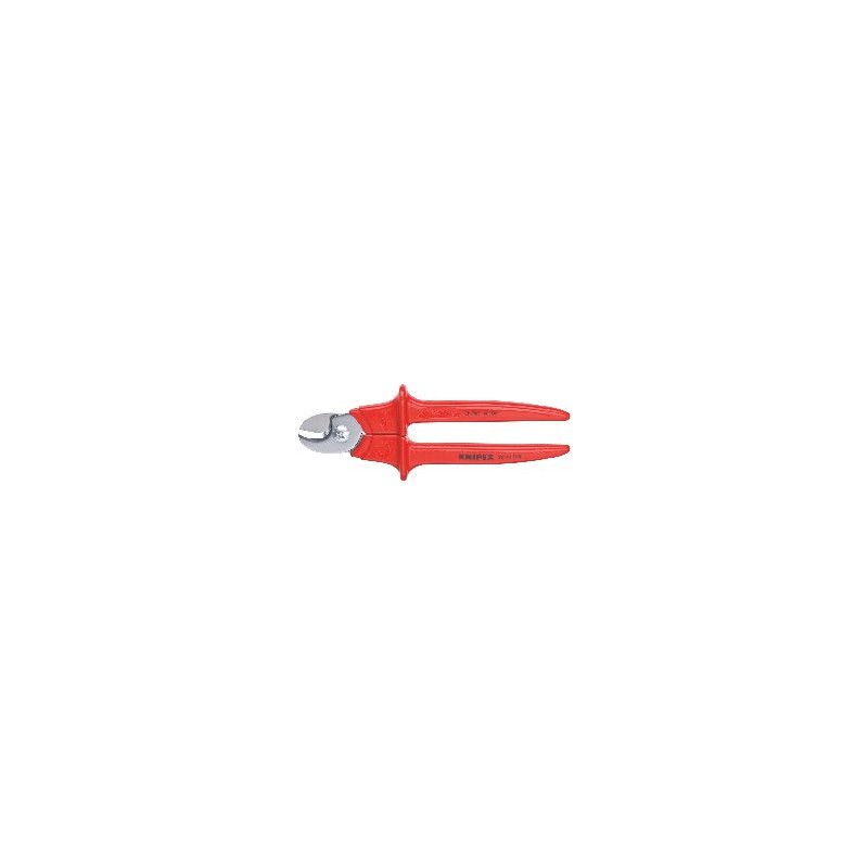 Nożyce do kabli z tworzywa sztucznego, izolowane wg VDE 230 mm KNIPEX (95 06 230)