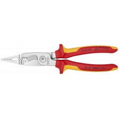 Szczypce do prac elektroinstalacyjnych chromowane 200 mm KNIPEX (13 86 200)
