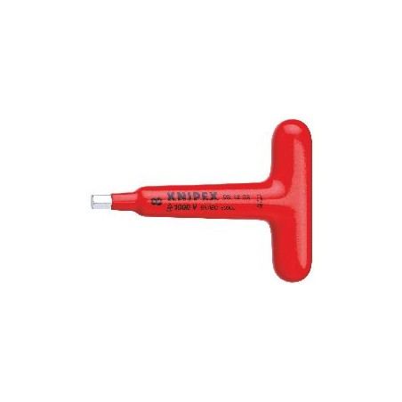 Wkrętaki do śrub z gniazdem sześciokątnym z rękojeścią typu T 120 mm KNIPEX (98 14 05)