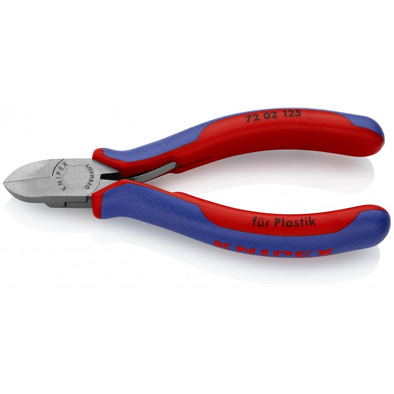 Szczypce tnące boczne do tworzywa sztucznego 125 mm KNIPEX (72 02 125)