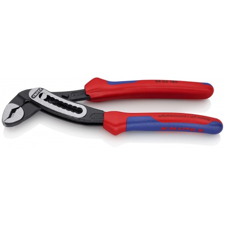 Szczypce do rur Alligator fosforanowane, czarne 180 mm KNIPEX (88 02 180)