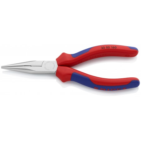 Szczypce tnące półokrągłe chromowane 160 mm KNIPEX (25 05 160)