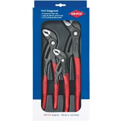 Zestaw szczypiec do rur Cobra 180, 250, 300 mm KNIPEX (00 20 09 V02)