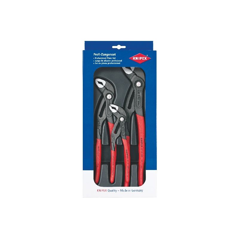 Zestaw szczypiec do rur Cobra 180, 250, 300 mm KNIPEX (00 20 09 V02)