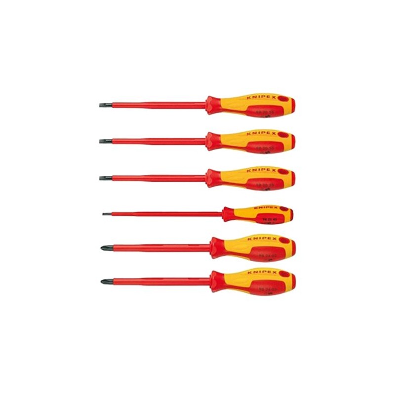 Zestaw wkrętaków 6 szt. KNIPEX (00 20 12 V01)