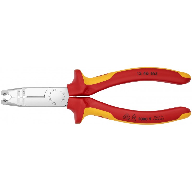 Szczypce do usuwania izolacji chromowane 165 mm KNIPEX (13 46 165)