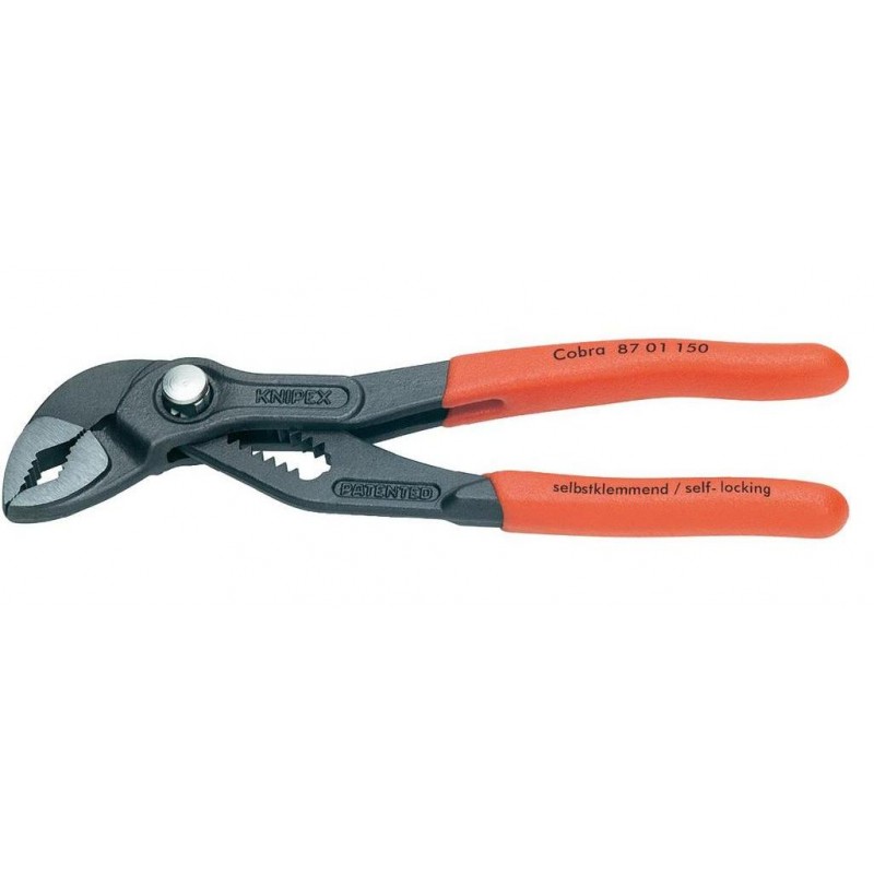 Szczypce do rur Cobra 150 mm 61 HRC 11 pozycji regulacji KNIPEX  (87 01 150)