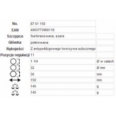 Szczypce do rur Cobra 150 mm 61 HRC 11 pozycji regulacji KNIPEX  (87 01 150)