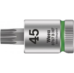Klucz nasadowy Zyklop 3/8" TORX® HF z funkcją przytrzymywania TX 45x38.5, 8767 B HF TORX®  WERA (05003070001)