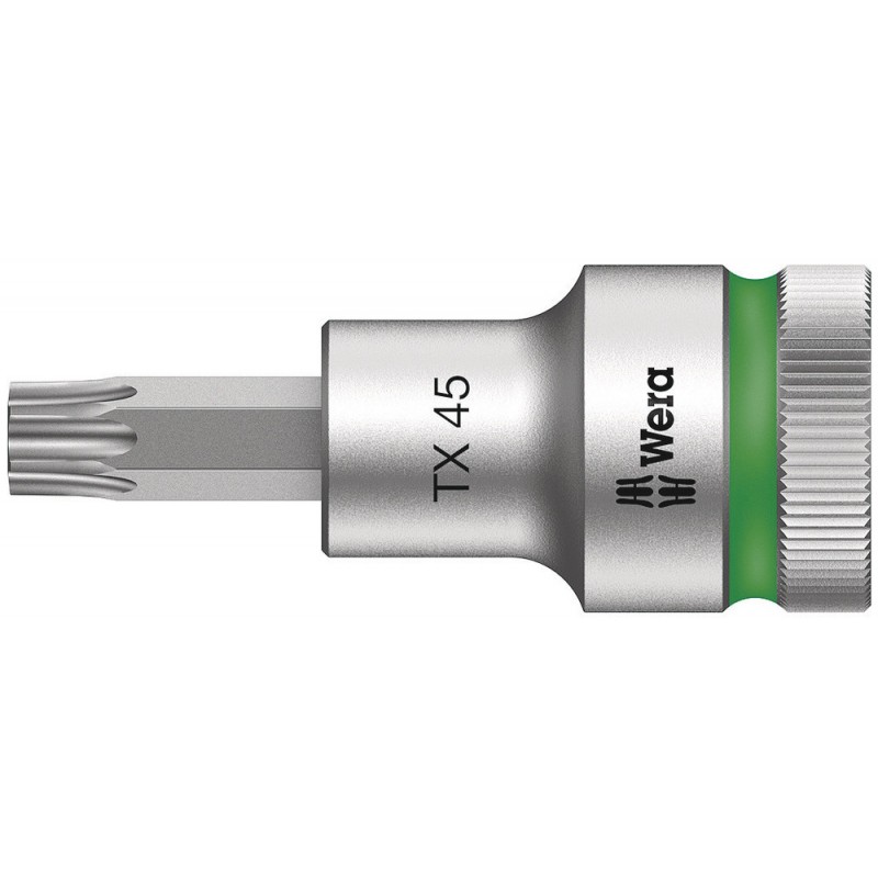 Klucz nasadowy Zyklop 1/2" TORX® HF z funkcją przytrzymywania TX 45x60.0, 8767 C HF TORX®  WERA (05003835001)