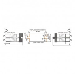 Zestaw frezów HSS do deski podłogowej 140x40x16-29/4z ZFP.01 Wapienica (CL530-0140-0019)