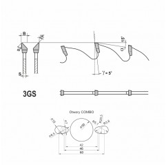 Piła HM MITER CRS3 SPECIAL WOOD Wapienica (PS603-0305-0001)