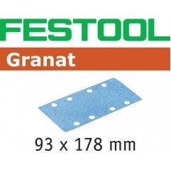 Arkusze ścierne STF 93X178 P40 GR/50 Granat Festool (498933)