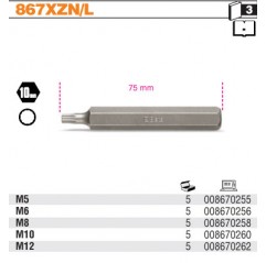 KOŃCÓWKA WKRĘTAKOWA DŁUGA PROFIL XZN M5 BETA (867XZN/L5)