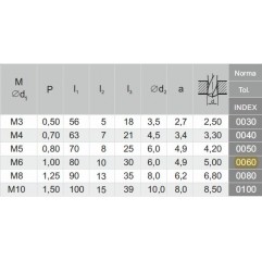 GWINTOWNIK M 6 DIN-371C R45 (6H) HSSE-PMS TICN S-NC FANAR (C4-525301-0060)