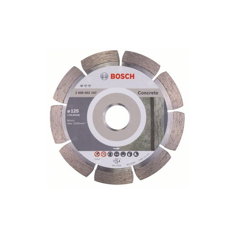 Tarcza diamentowa fi 125/22,23 mm STANDARD do betonu BOSCH  (2608602197)