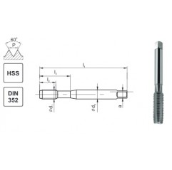 GWINTOWNIK M 4 NGMM/1 DIN-352D (6H) HSS FANAR (E1-131001-0040)