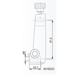 Uchwyt do końcówki wysokościomierza TESA  (00760223)