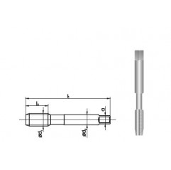 GWINTOWNIK G 3/8" NGRA/2 DIN-5157 NR2 HSS