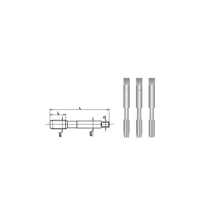 GWINTOWNIK UNC 1/4-20 DIN-352/3 (2B) HSS