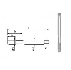 GWINTOWNIK M 6x0,75 DIN-371B (6H) HSSE 800