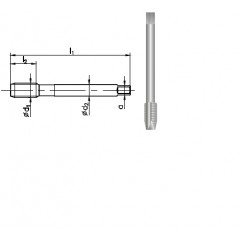 GWINTOWNIK M18x1,5 DIN-374B (6H) HSSE 800