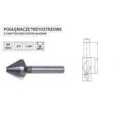 Pogłębiacz stożkowy DIN 335-C 60° x 25 mm HSS DOLFAMEX (0641-261-042600)