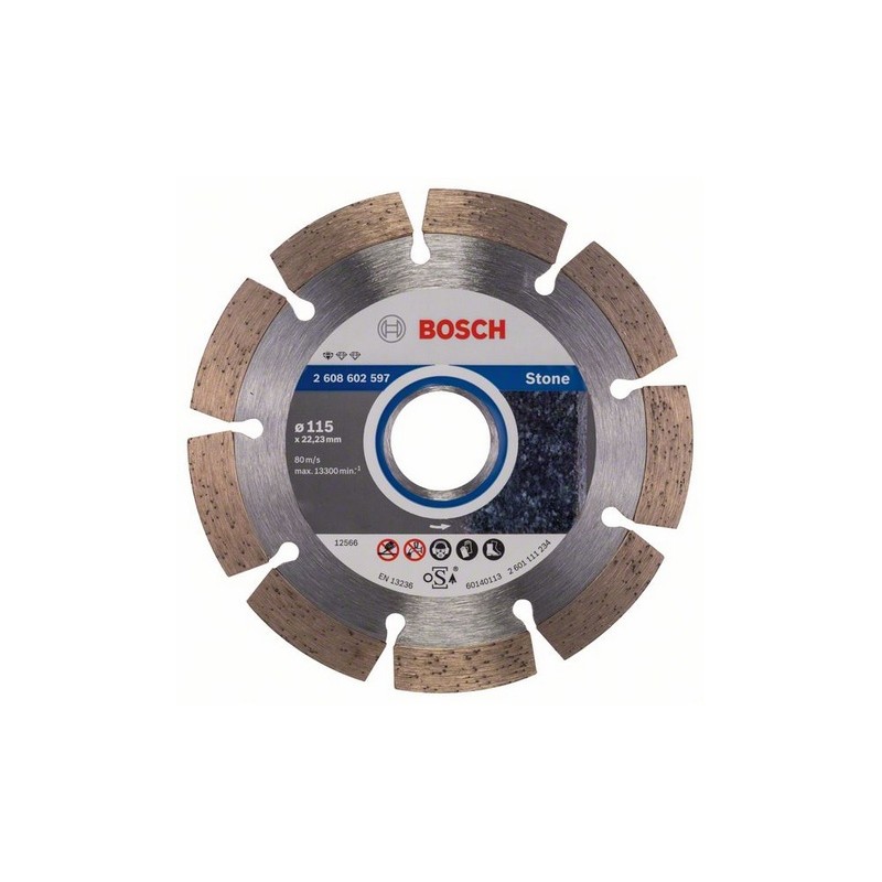 Diamentowa tarcza tnąca fi 115/22,23 mm Professional for Stone BOSCH  (2608602597)