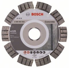 Diamentowa tarcza tnąca fi 125/22,23 mm Best for Concrete BOSCH  (2608602652)