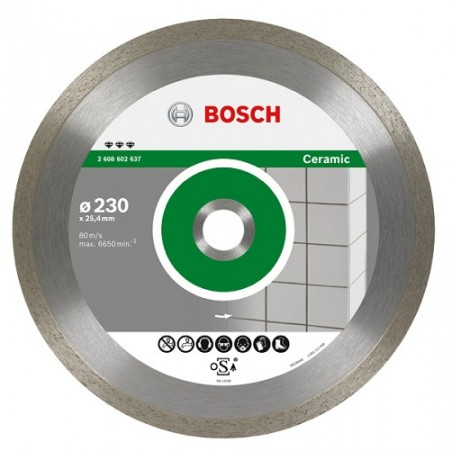 Diamentowa tarcza tnąca fi 200/25,40 mm Best for Ceramic do przecinarek BOSCH  (2608602636)