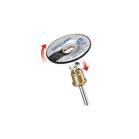 Ściernica do szlifowania metalu SC541 fi 38 mm chwyt 3,2 mm 2 szt. DREMEL  (2615S541JA)