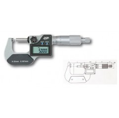 Mikrometr elektroniczny zewnętrzny 0-25 mm GIMEX  (302.274)