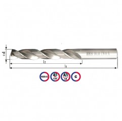 WIERTLO NWKA FI 5,50 57/93MM HSSE SZL. INOX PROFI