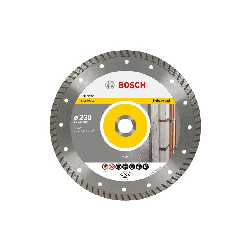 Diamentowa tarcza tnąca 150/22,23 mm Professional for universal turbo BOSCH  (2608602395)